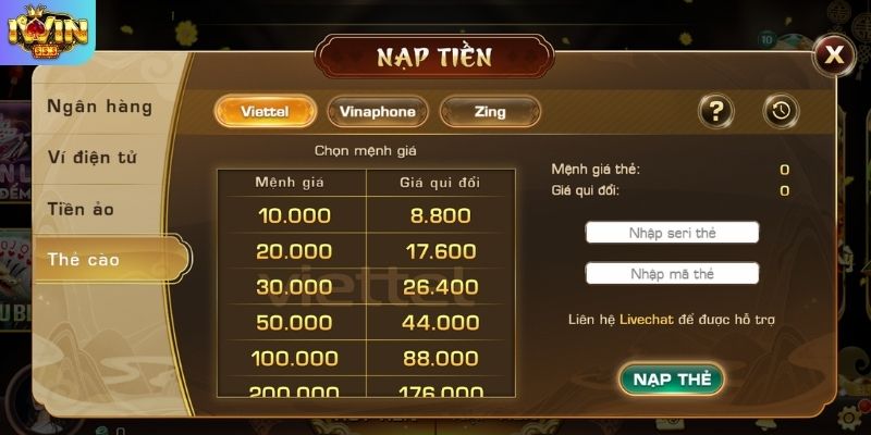 Quy trình xác thực giao dịch tài chính nạp rút tiền IWIN